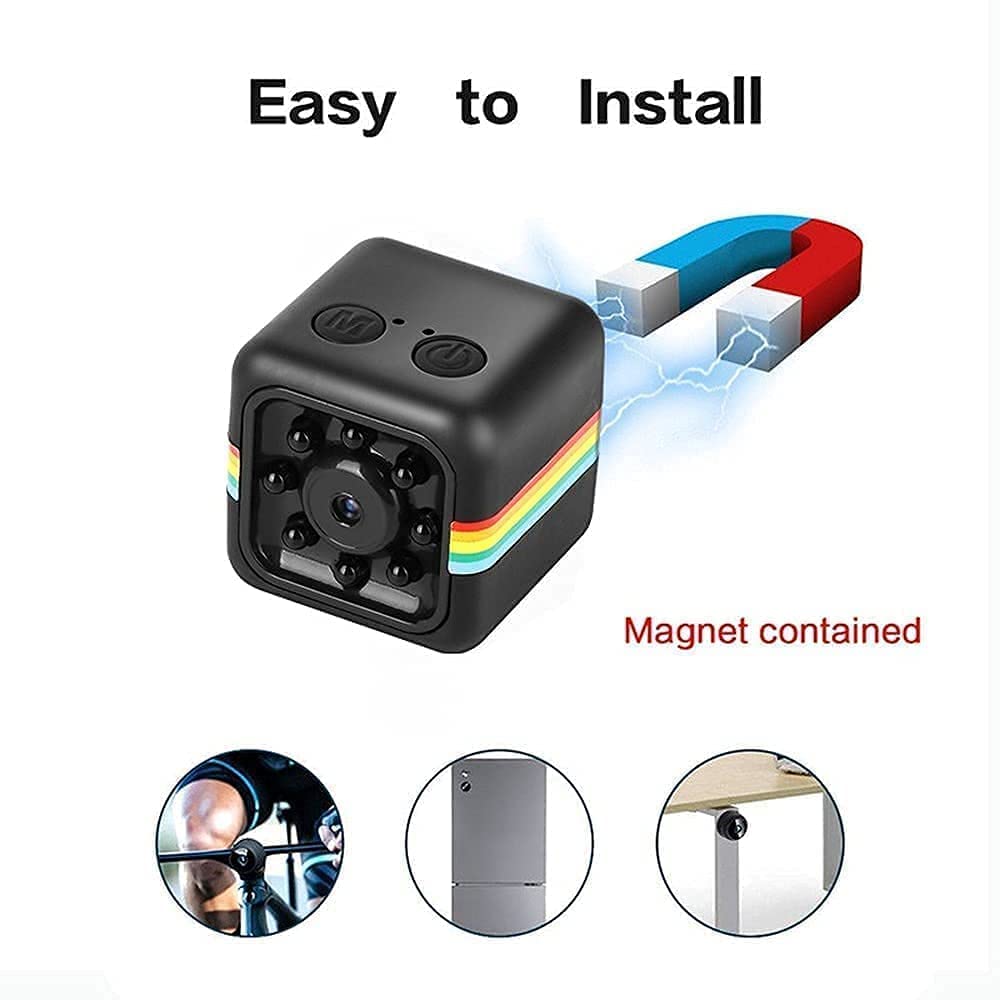 Hidden Spy Camera WiFi Wireless Camera 1080p Mini Home Security Camera Small Cam,Home Camera for Pet/Baby,Outdoor/Indoor Camera Wireless,for Mobile Phone Applications in Real Time No Need Wifi Cam