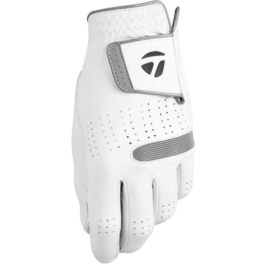 TaylorMade Golf 2021 TOUR PREFERRED FLEX GLOVE, RIGHT HAND, LARGE , WHITE