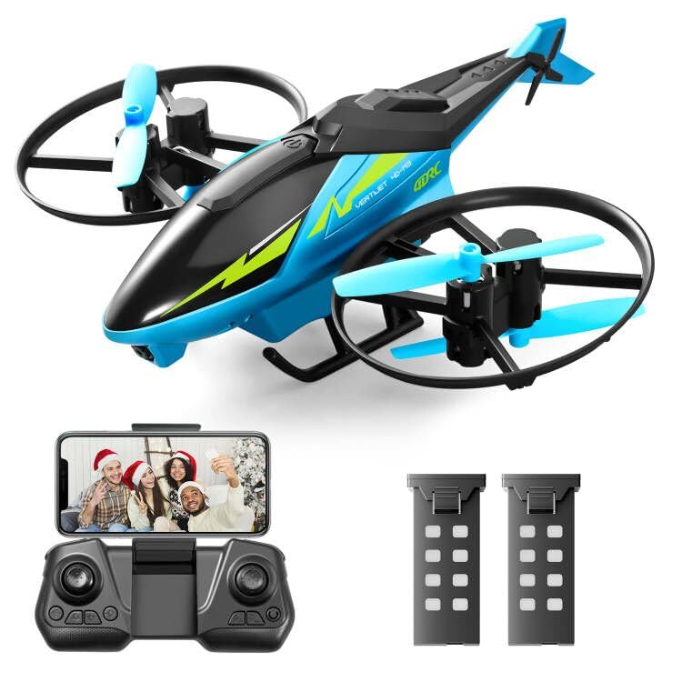 4DRC M3 Drone with 1080P HD Camera for Adults Kids Beginners,Remote Control Foldable quadcopters Helicopter Boys Toys/Gift,with Auto Hover, One Key Start,3D Flips