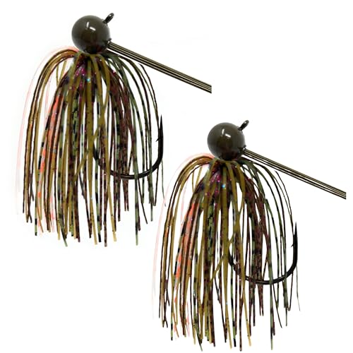 Reaction Tackle Tungsten Football Jig for Bass Fishing - 1 oz Bluegill