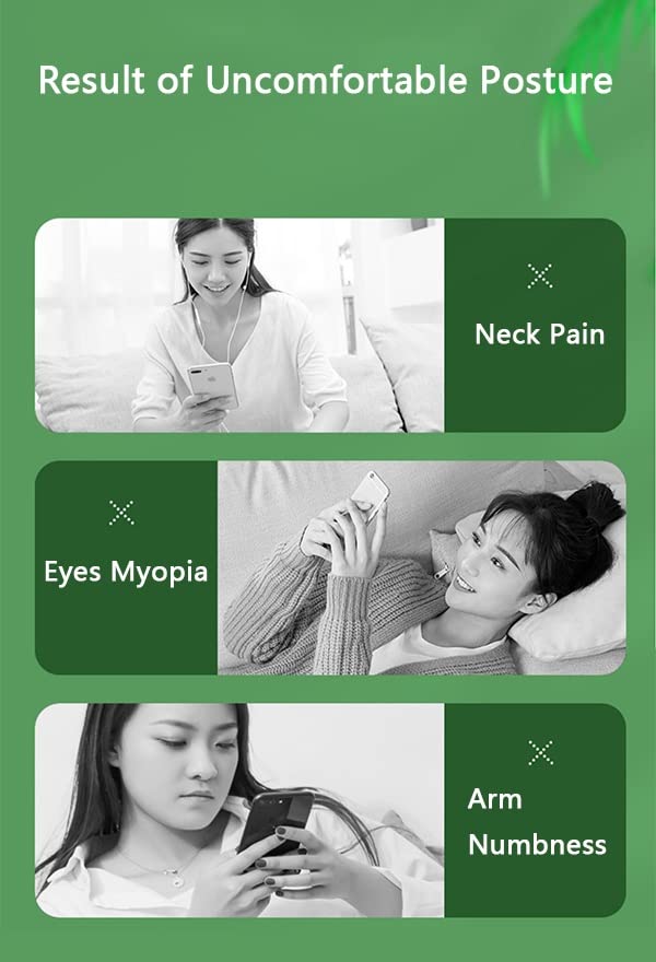 Foldable Cell Phone Stand, 360° Adjustable View Angle, Portable Mobile Phone Holder for Desk, Super Stable Holder for Phones and Tablets