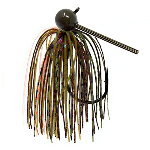 Reaction Tackle Tungsten Football Jig for Bass Fishing - 1 oz Bluegill
