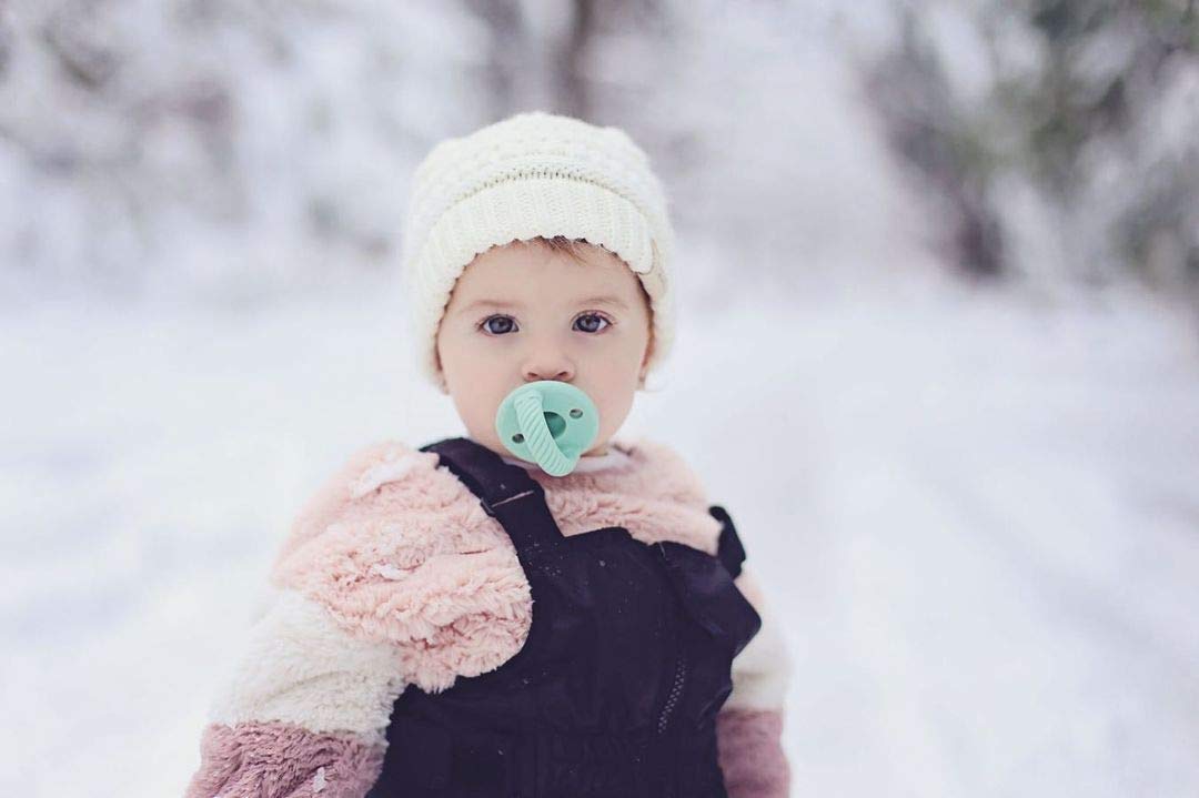 Funky Junque Kids Beanie (NO POM) - Ivory