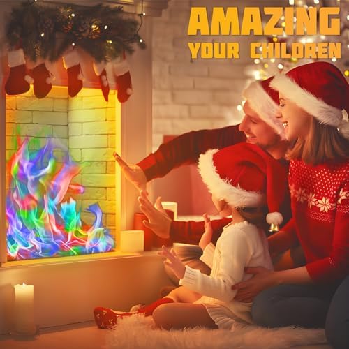 HGD (30 Pack) Magic Campfire Fire Color Changing Packets for Fire Pit, Indoor/Outdoor Fireplace, Bonfire - Rainbow Magical Flame, Camping Accessory, Compatible with Wood