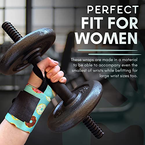 Wrist Wrap for Weightlifting, Wrist Support for Powerlifting Competition, Strength Training and Bodybuilding - Premium Wrist Wraps for Men & Women - Gym Wrist Protection for Everyday Use - Mint