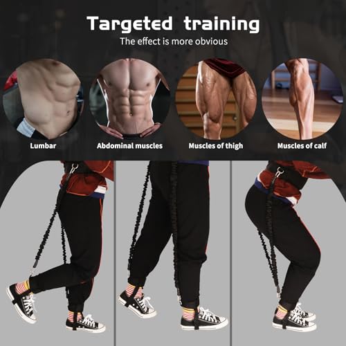 Vertical Jump Trainer: Leg Strength Training Tool with Resistance Bands - Speed & Agility Jumping Exercise Equipment for Basketball Volleyball Football