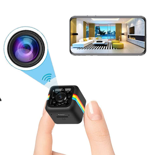 Hidden Spy Camera WiFi Wireless Camera 1080p Mini Home Security Camera Small Cam,Home Camera for Pet/Baby,Outdoor/Indoor Camera Wireless,for Mobile Phone Applications in Real Time No Need Wifi Cam