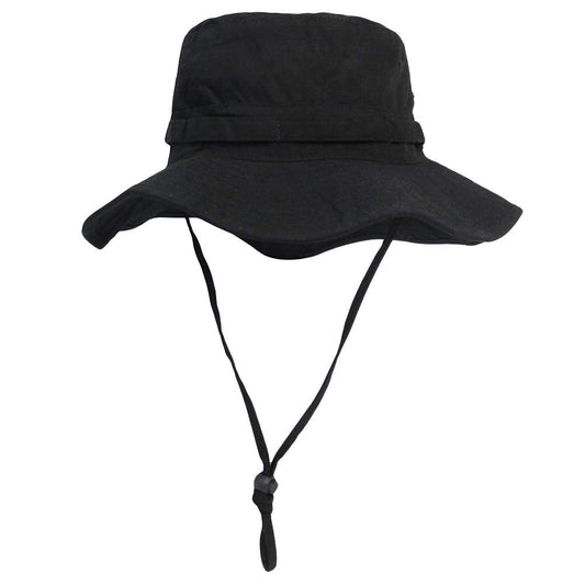Phaiy Bucket Hat Wide Brim UV Protection Sun Hat Boonie Hats Fishing Hiking Safari Outdoor Hats for Men and Women Black