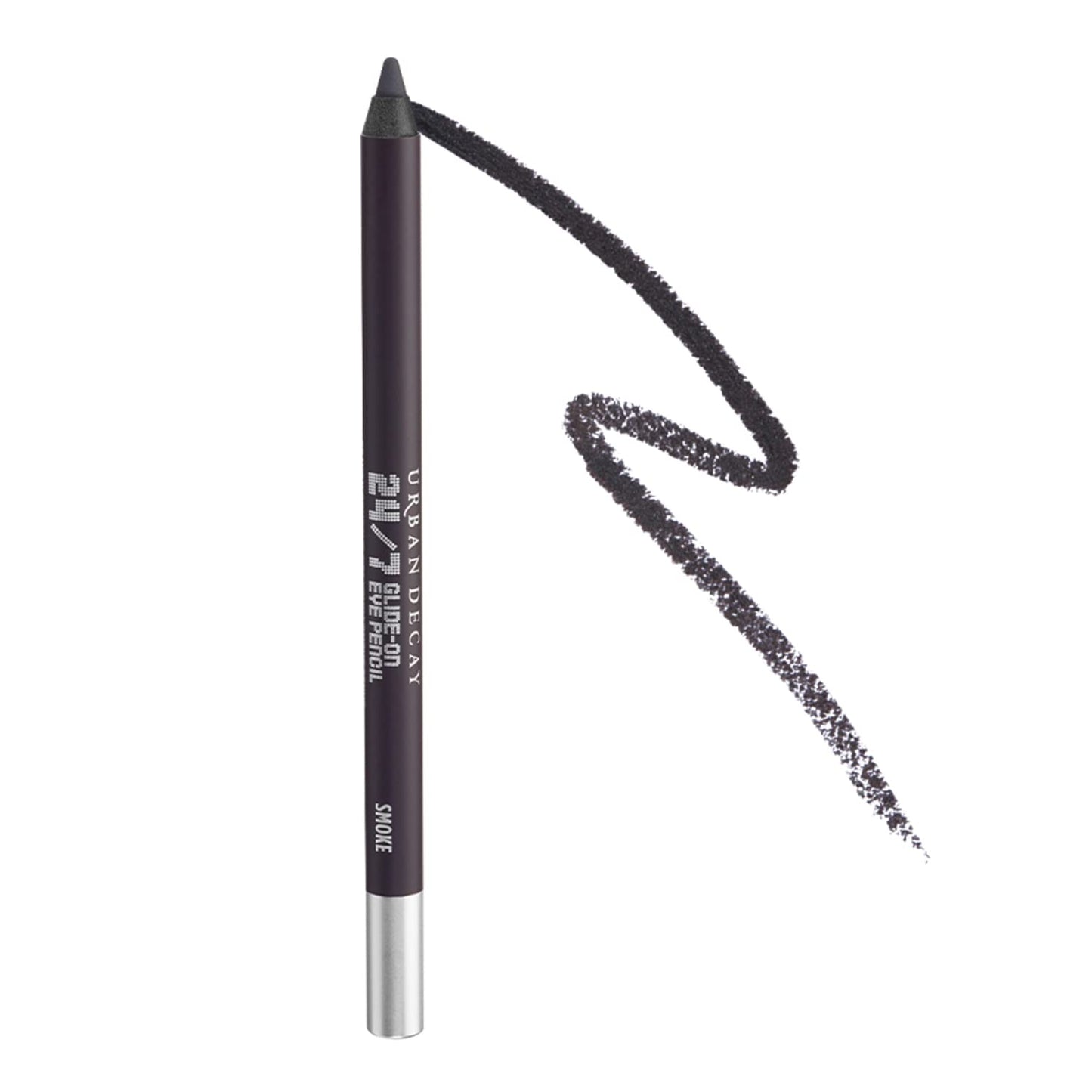URBAN DECAY 24/7 Glide-On Waterproof Eyeliner Pencil (Smoke - Deep Matte Gray), Smudge-Proof, Transfer-proof, Long-lasting Colored Eye Liners, Hydrating Vitamin E, Cruelty-free - 0.04 oz
