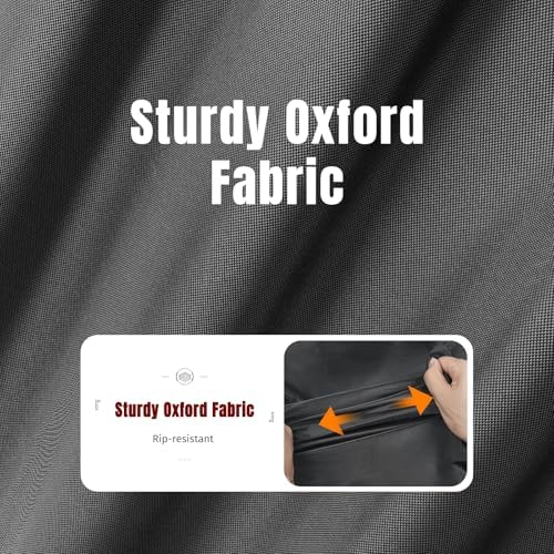 Griddle Cover for Blackstone 36 Inch Griddle and More 4-Burner Flap Top Grills - Waterproof, Lightweight - Click-Close Straps - Black