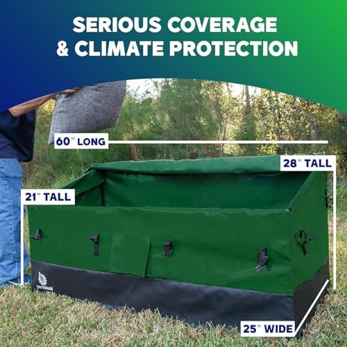 Outdoor Storage Box – 143 Gallon Waterproof Deck Box, Patio Storage Box, Outside Storage Bin for Garden, Pool, Yard & Camping – Heavy-Duty Deck Storage Waterproof for All-Weather Protection