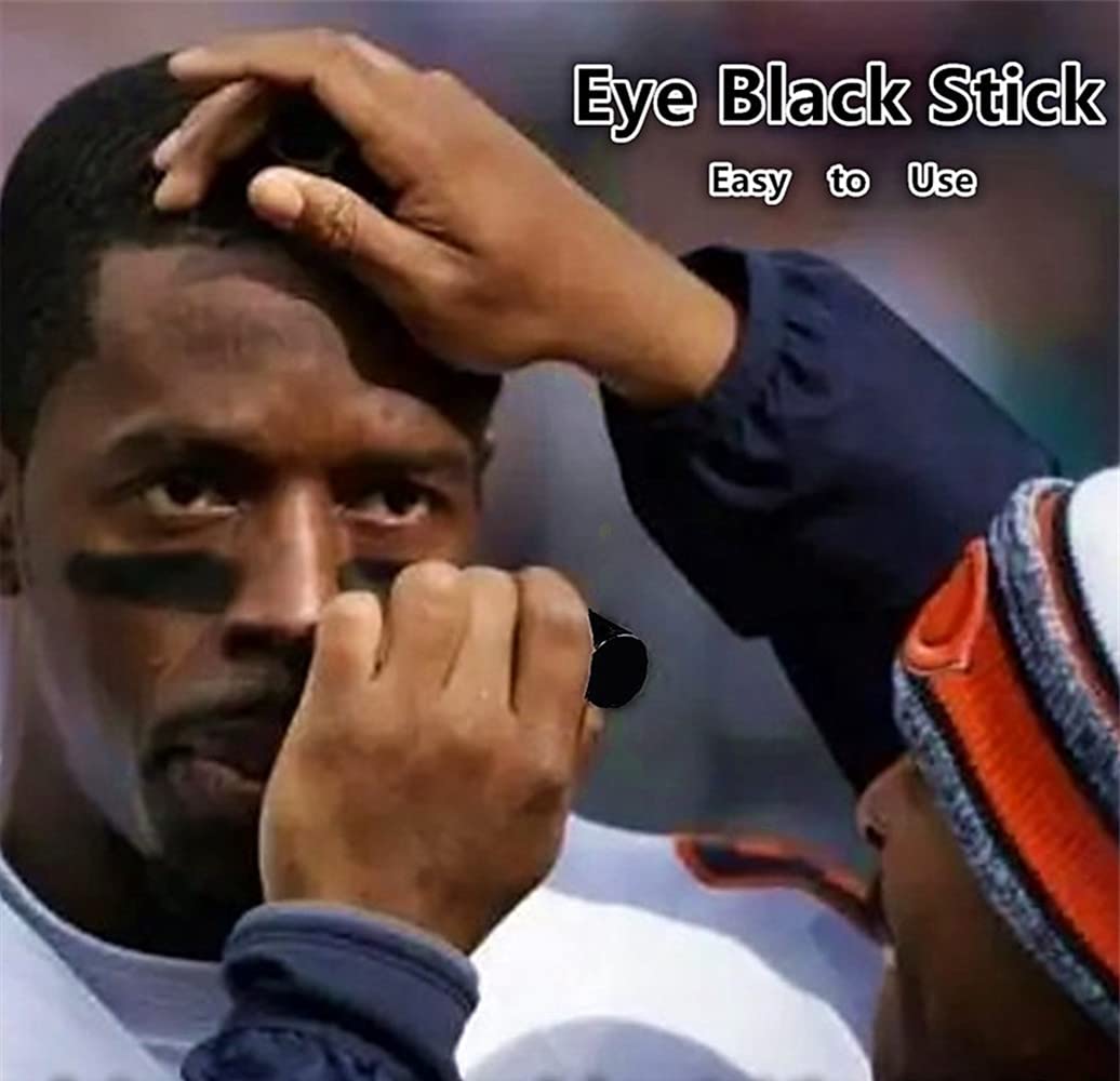 Go Ho Makeup Clown Black Cream-Blendable Stick - Black Face Body Paint Stick Professional SFX Makeup Cosplay Costume,Safe Facepaint Nose&Lip Smacking,Eye Black Football Sports Halloween