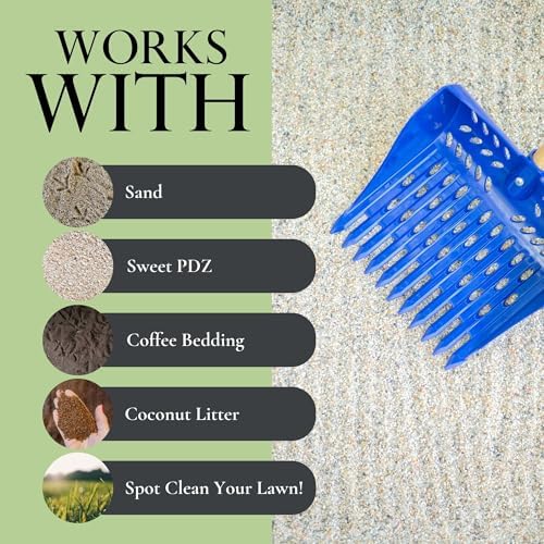 The Coop Scoop® 2-in-1 Chicken Poop Scooper & Rake – Durable Sand Sifting Litter Shovel for Chicken Coops & Small Farm Animals