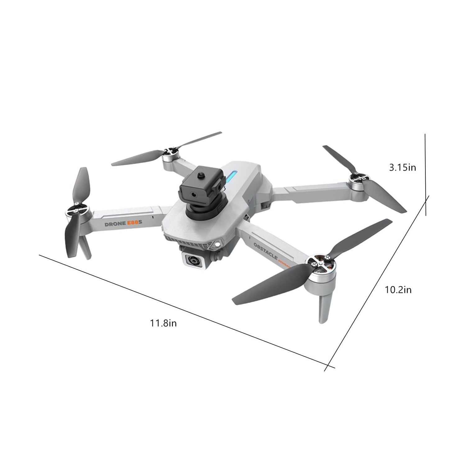 Drones For Age 8-12 Boys Brushless Motor Mini Drone With 1080P Camera 2.4G WIFI FPV RC Quadcopter With Headless Mode Follow Me Altitude Hold Obstacle Avoidance Gifts for Men Drones For Adults Kids