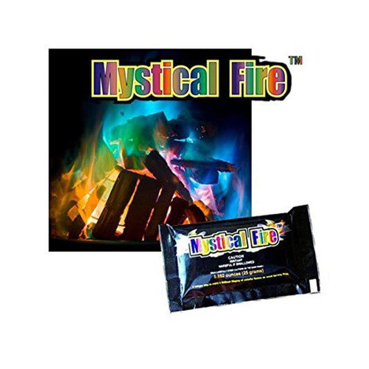 Mystical Fire Flame Colorant Vibrant Long-Lasting Pulsating Flame Color Changer for Indoor or Outdoor Use 0.882 oz. Packets 2 Pack