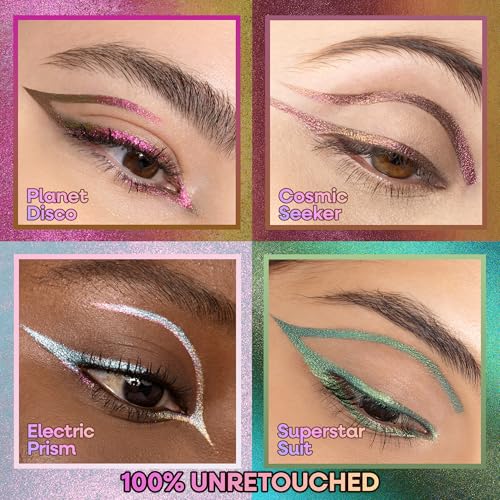 wet n wild Chameleon Chrome Eyeliner, Waterproof and Smudge-Proof, Multichrome Color Shift, Long-Lasting 18-Hour Wear, Cruelty-Free & Vegan - Cosmic Seeker
