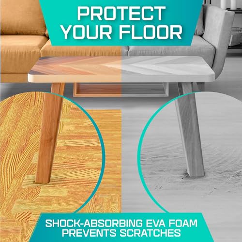 Yes4All 12SQ.FT Wood Grain Puzzle Exercise Mat Protective Flooring, EVA Interlocking Foam Floor Tiles with Border for Home