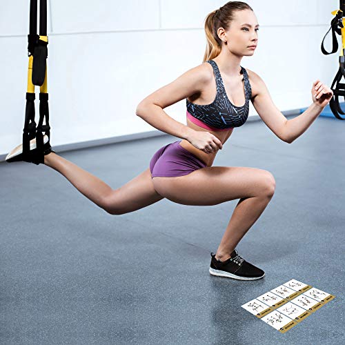 NewMe Fitness Suspension Workout Cards, Instructional Fitness Deck for Women & Men, Beginner Fitness Guide to Training Exercises at Home or Gym (Suspension, Vol 2)