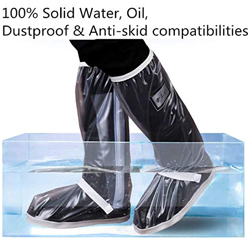 Overshoes Rain Boots Waterproof Anti-Snow Shoe Covers Reusable Rain Boots Protective Gear for Men and Women Galoshes