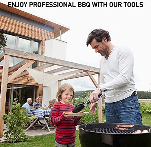 Griddle Accessories Kit, 135 Pcs Griddle Grill Tools Set for Blackstone and Camp Chef, Professional Grill BBQ Spatula Set with Basting Cover, Spatula, Scraper, Bottle, Tongs, Egg Ring