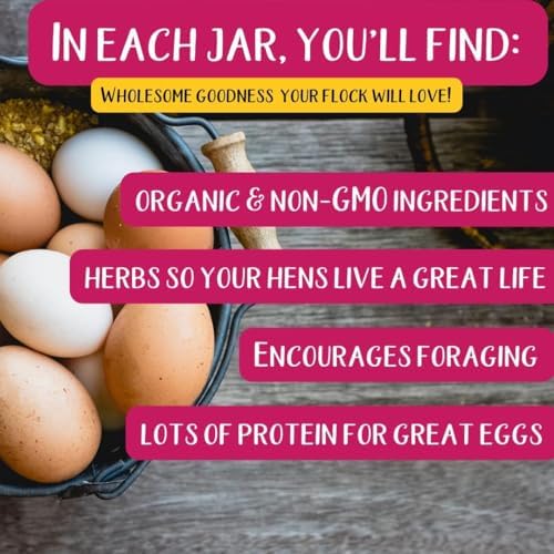 Pampered Chicken Mama Floral Dust Bath with Non-GMO Herbs: All Natural Poultry Supplies for Hens Who Love Bathing in Chicken Coops - Pick Me Up Floral Dust Bath (6 pounds)
