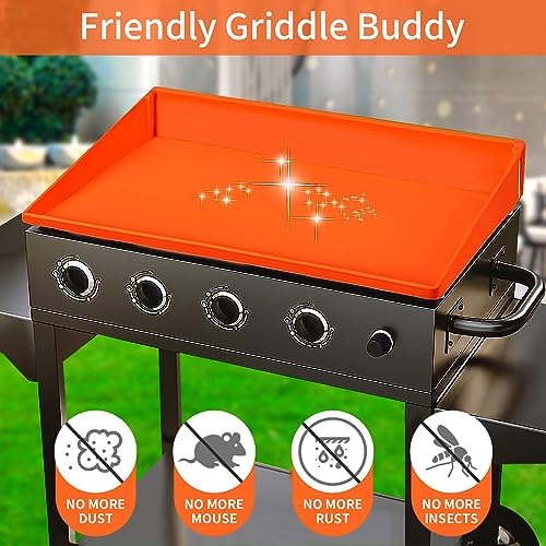 Silicone Griddle Mat 29” for Blackstone,Upgraded Full-edge Heavy Duty Food Grade Non-Stick Griddle Cover,Grill Buddy Mat Protect Your Griddle from Dirt & Rust (29 inch)