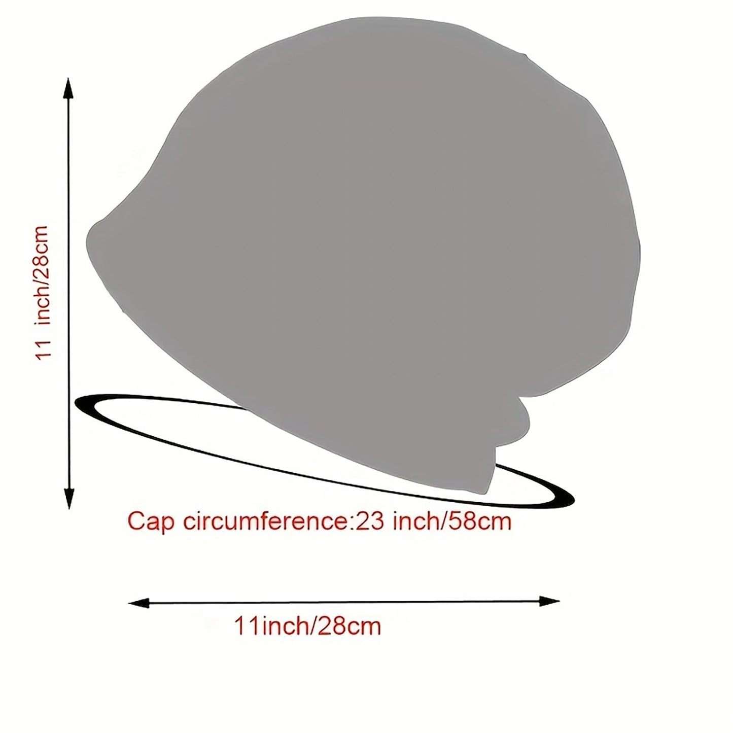 Kayier Women's Baggy Casual Chemo Beanie Cap (2 Pack - Pink & Grey)