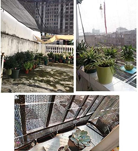 winemana 40% Black Shade Cloth, 10 x 14 FT Durable Mesh Tarp with Grommets, Resistant Garden Sun Shade Netting, Shading Antifreezing for Pergola, Greenhouse, Plants Growing, Chicken Coop