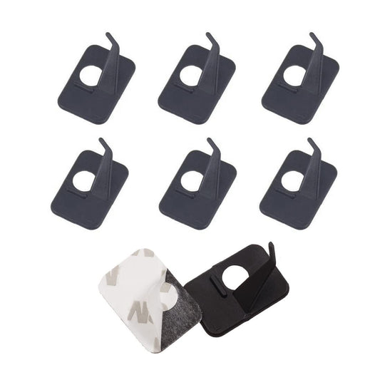 SOPOGER 6pcs Plastic Arrow Rest Black Recurve Bow Arrow Rest Adhesive Back Hunting Shooting Targeting Accessory for Right or Left Hand (Left Hand)