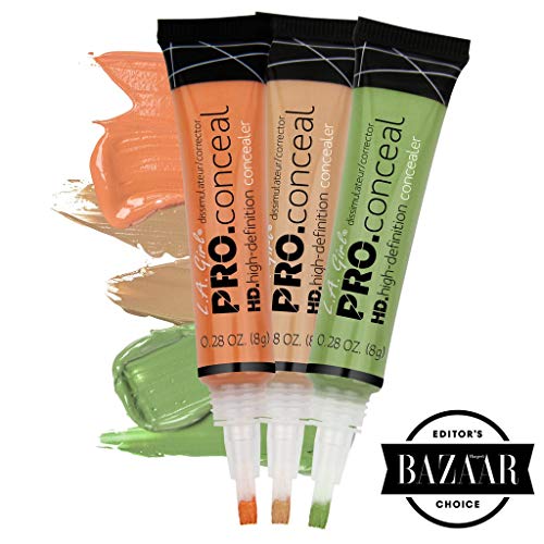 L.A. Girl HD Pro.Conceal, Mahogany GC989 (Pack of 2)