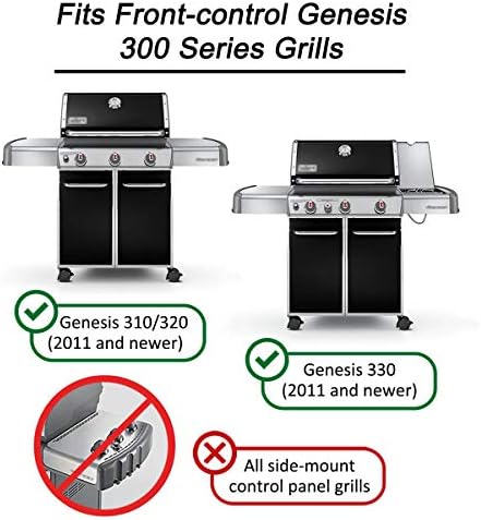 1836-13 7628 7629 Universal Igniter Kit for Weber Genesis 300 Series Front-Control Grills, Genesis E/S 310 320 330 Starter Kit, 65946 65942 Part, 4-Outlet Ignition Replacement 88826