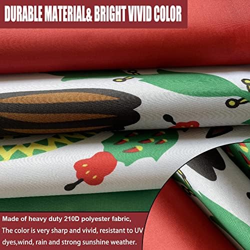Mexico MX Flag 3x5 Outdoor Double Sided - Vivid Color Polyester Canvas Header and 4 Rows Stitched - Mexican National Flags with Brass Grommets