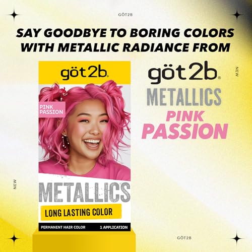 Got2b Metallics, Permanent Hair Color, M87 Pink Passion