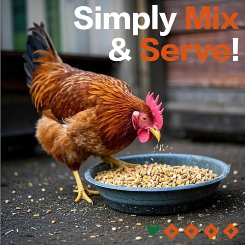 Jmxu's Chicken Dewormer Powder, All Natural Formula Poultry Dewormer, Safeguard Dewormer Powder for Laying Hens, Chicks, Roosters, Turkeys to Relieve and Prevent Worms, 1 LB