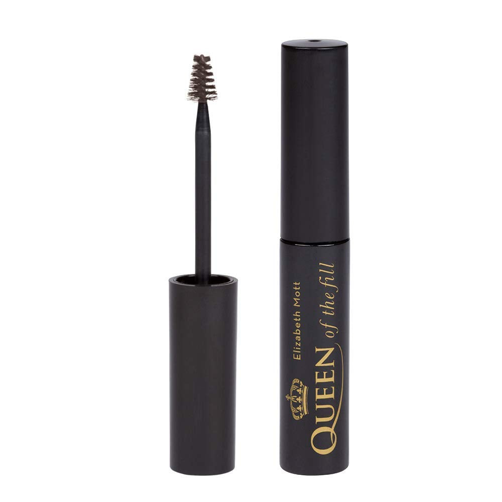 Elizabeth Mott Queen of the Fill Eyebrow Gel – Tinted Brow Filler, Volumizer & Setter, Natural-Looking Fuller Brows – Covers Gray Hairs, Water-Resistant, Long-Lasting – Cruelty-Free, Blonde Shade, 4g