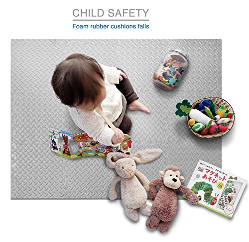 VViViD Gray Interlocking EVA Foam Floor Mat Tile Pack