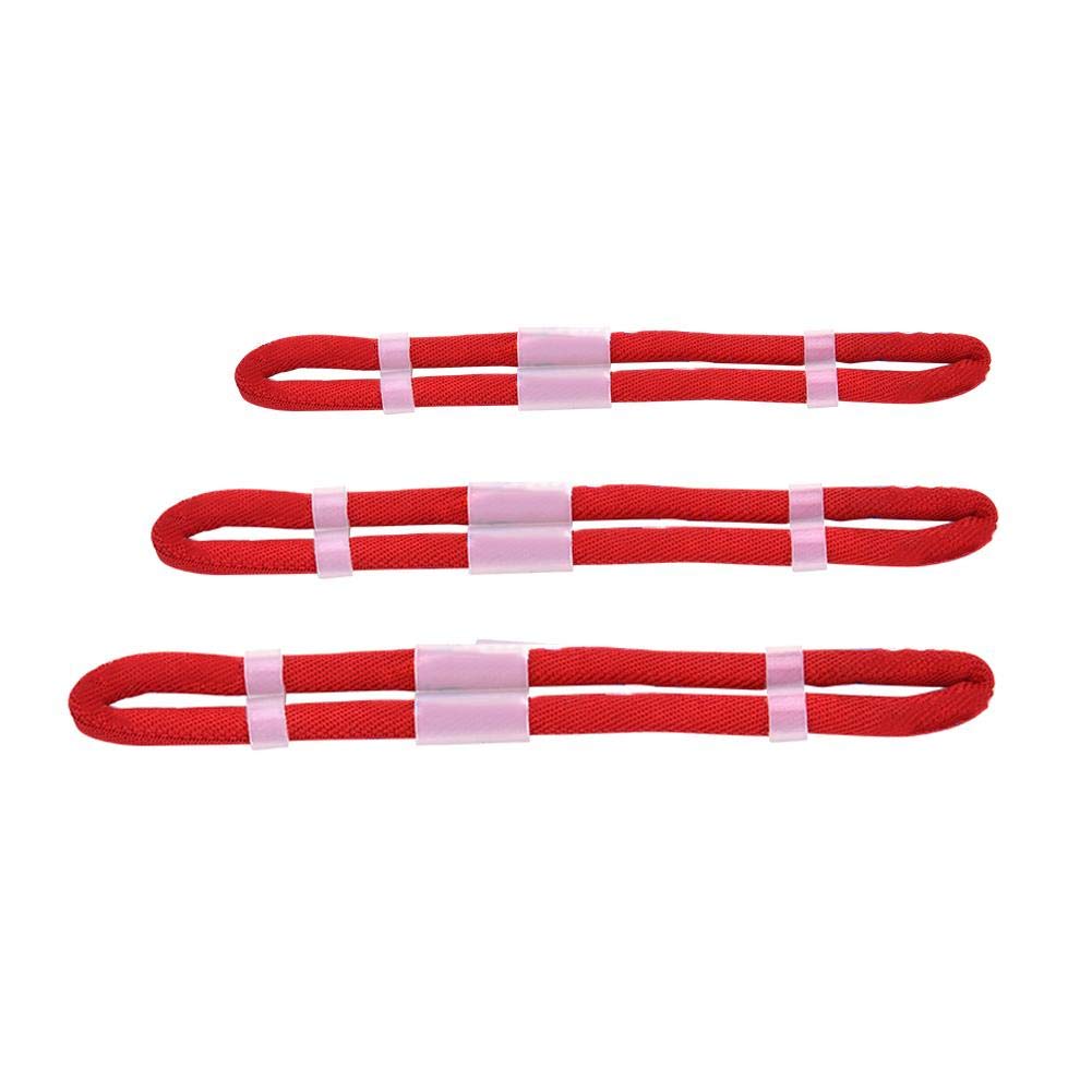 Archery Bow Slings, Archery Fingersling Recurve Bow Fingersling Shooting Fingersling Archery Finger Comfortable Wear Resistant for Recurve Bow(Red,M)