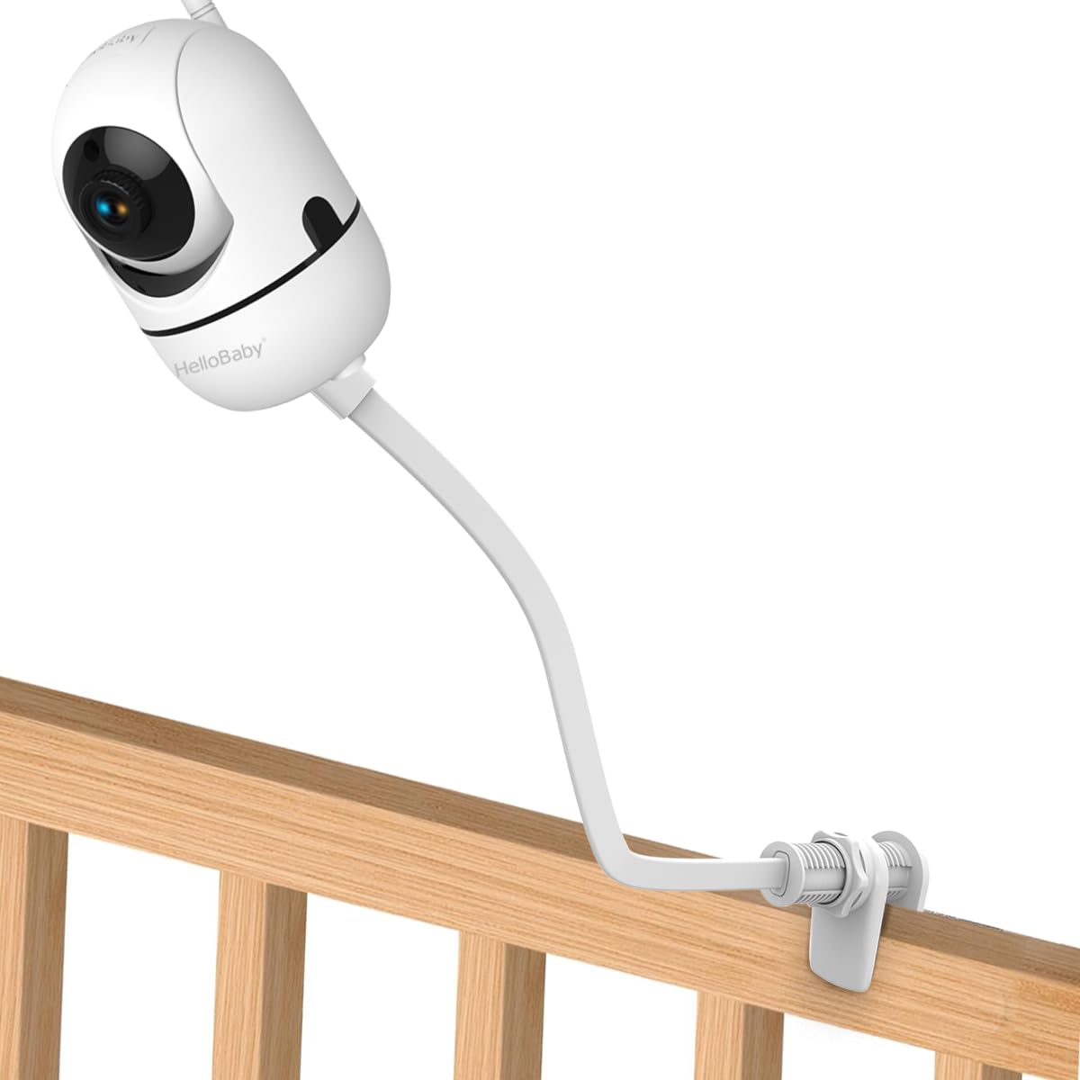 HelloBaby Baby Monitor with Camera and Audio, 6'' World First IPS Screen Baby Camera Monitor No WiFi, Baby Monitor with Clip Clamp Mount