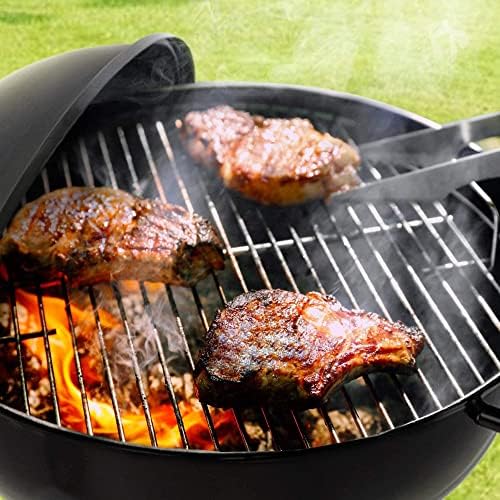 18 Inch Portable Charcoal Grill – Heavy-Duty Round BBQ Grill with Thickened Grilling Bowl, Sturdy with 4 Legs & Wheels for Small Outdoor Barbecue, Camping, Travel, Tailgating & Backyard Cooking