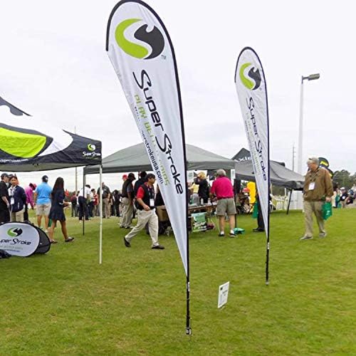 Anley 19.5-inch Ground Stake - Stainless Steel Spike with Sleeve Bearing - Fits Flutter Banner Flag Poles with a 0.65" Inner Diameter - Feather Flagpole and Flag not Included, Stake Only