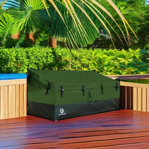 Outdoor Storage Box – 143 Gallon Waterproof Deck Box, Patio Storage Box, Outside Storage Bin for Garden, Pool, Yard & Camping – Heavy-Duty Deck Storage Waterproof for All-Weather Protection