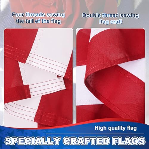 Super Tough American Flag, American Flag 5x8 FT Outdoor TearProof Series,US Flags 5x8 Outdoor High Wind,Non Fading for Outside,American Flag Out-door Heavy Duty,American Flags UV Protected Sewn Embroidered Grommets
