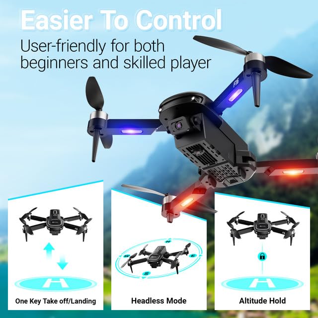 Contixo F16 Camera Drone for Kids – 1080P Dual Camera, Easy to Fly, 17 Mins Intelligent Flight Time, One-Key Takeoff/Landing – Perfect for Beginners and Young Drone Enthusiasts (Ages 14+)
