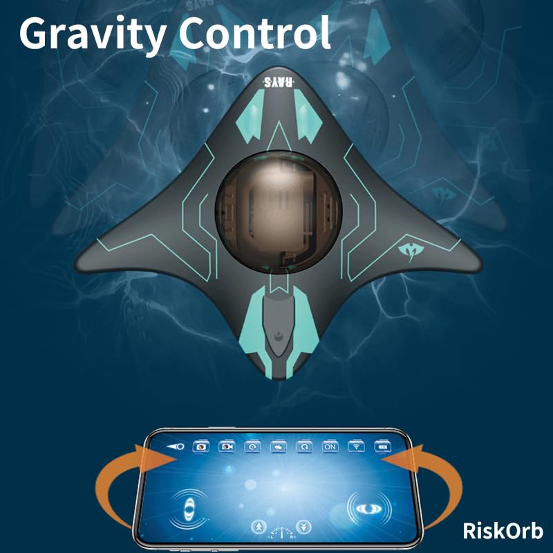 RiskOrb Remote Control Boat with Underwater Camera for Adults/Kids,Pool Toys, RC Boat with Waterproof Camera Toys,Gift for 8+ Year Old Boys Girls Age 8-12