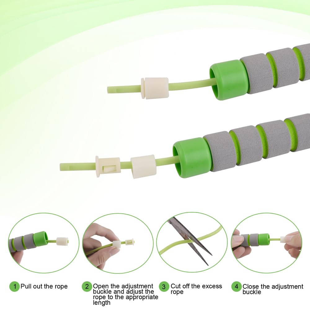 Jump Rope for Kids - Adjustable Soft Skipping Rope with Skin-Friendly Foam Handles for Kids, Boys, Girls, Children - Outdoor Fun Activity, Great Party Favor, Exercise Activity & Fitness