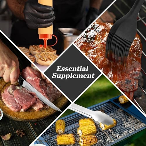 35PCS Griddle Accessories Kit, Leonyo Flat Top Grill Accessories, Grill Tools with Griddle Spatulas, Smash Burger Press, Basting Cover, Scraper for Outdoor BBQ Teppanyaki Hibachi Cooking