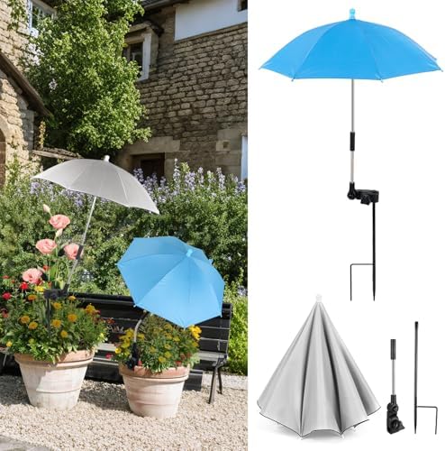 2Pcs Adjustable Plant Shade Umbrella for Outdoor Plants, Plants Shade Cover, Sun Shade Cloth for Plants, Potted Plants, Garden Beds
