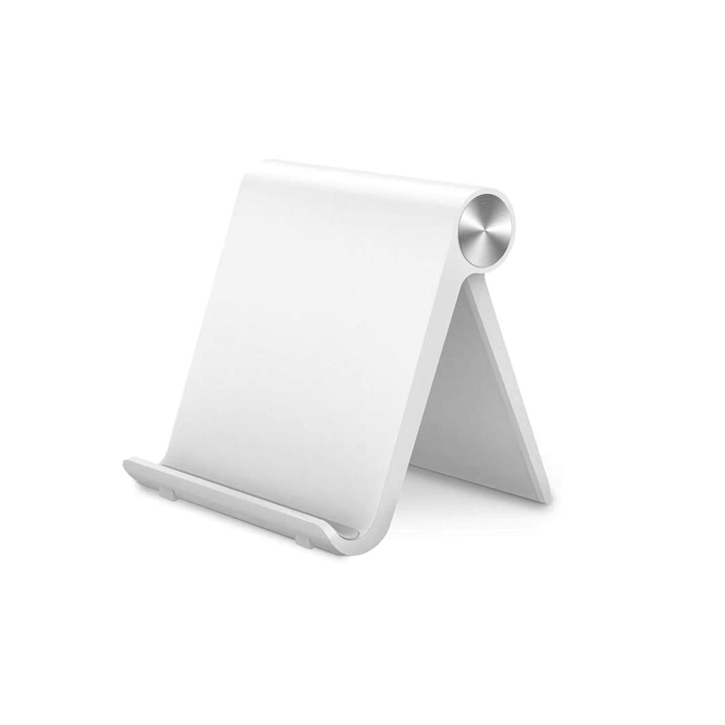 Mayten Foldable Desk Cell Phone Stand Adjustable iPhone iPad Holder Stand,Compatible for iPhone 14Pro 14Plus 13 12Pro Max 11 SE XS XR 8 7 6,Switch,iPad,Samsung,Kindle-White