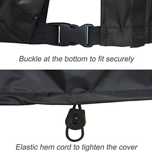 Porch Shield Waterproof Universal Generator Cover 28 x 26 x 24 inch - for Most Generators 7500-9500 Black