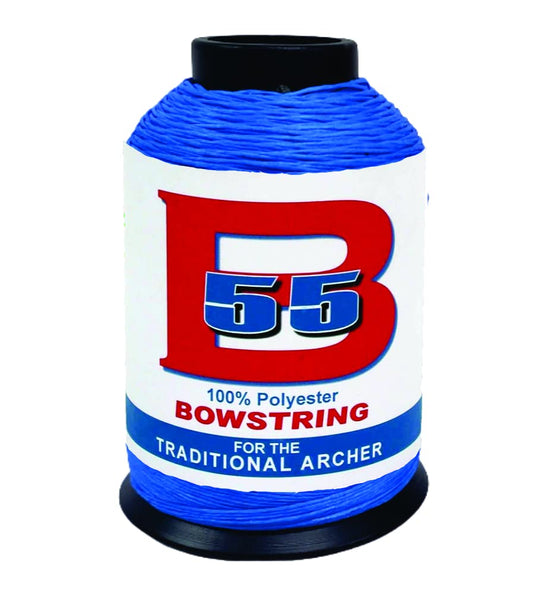 BCY B55 Bowstring Material 1/4 lb Electric Blue